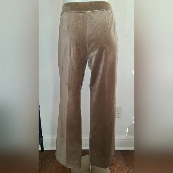 👖IT'S A SALE!! Velvet Tan Wide-Leg Pants👖 - Picture 2 of 3